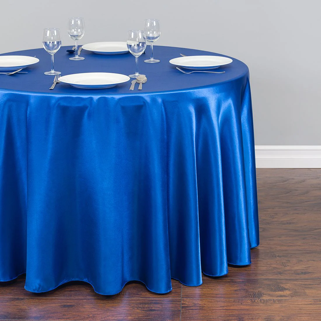 108 in. Round Satin Tablecloth (14 Colors) - Image 9