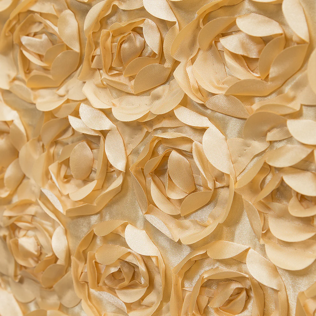 118 in. Round Rosette Satin Tablecloth (14 Colors) - Image 20