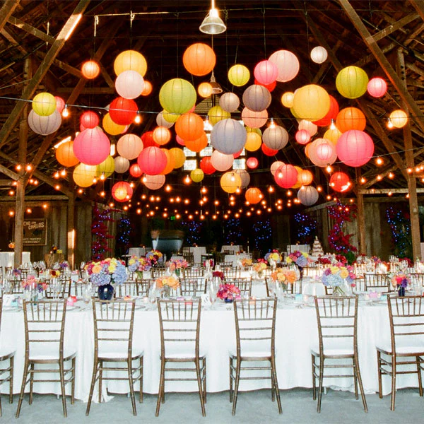 12 in. Paper Lantern Tea Green - Image 4