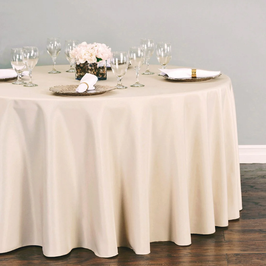120 In. Round Polyester Tablecloth (20 Colors) - Image 18