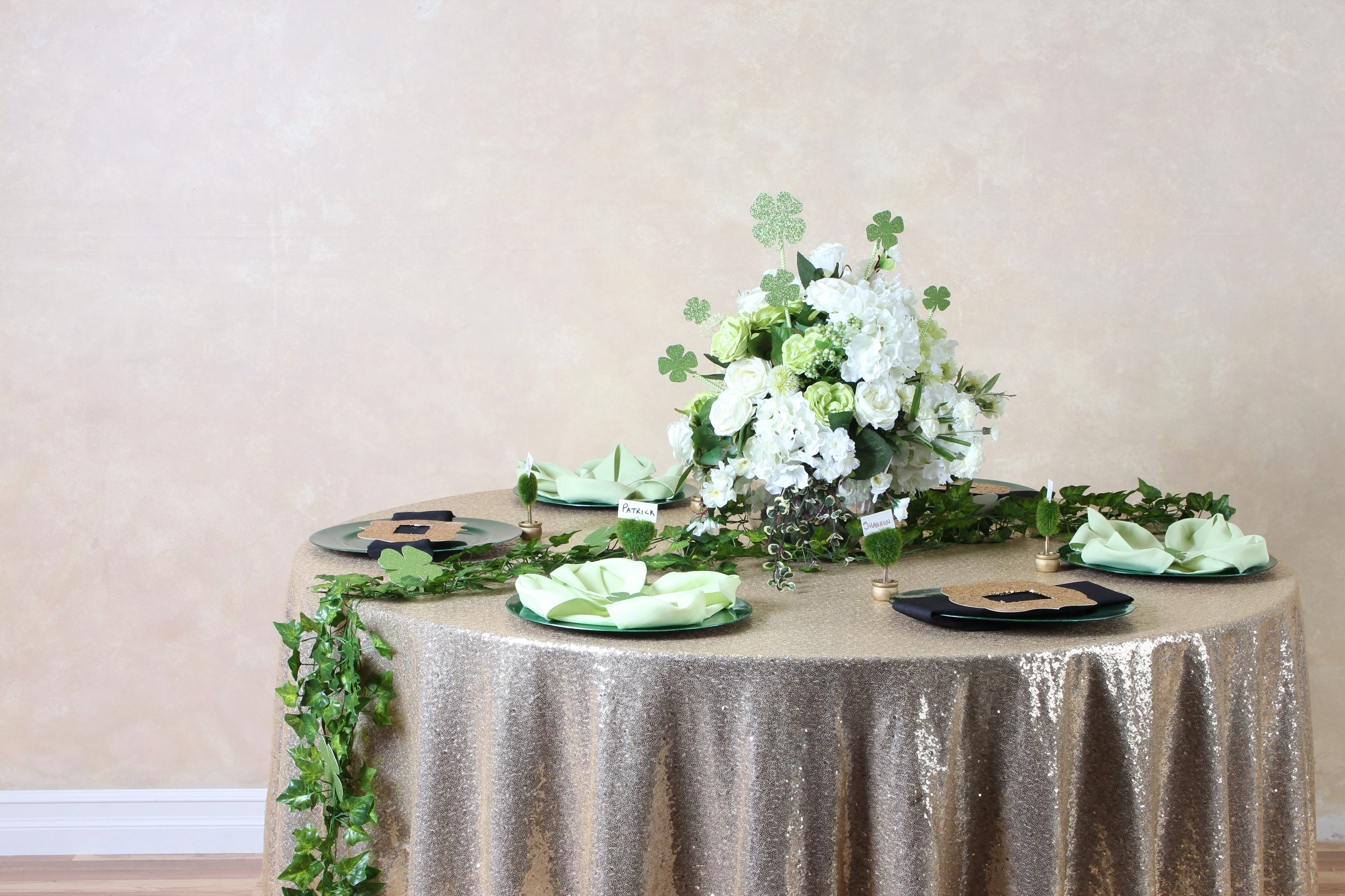 120 in. Round Sequin Tablecloth (9 Colors) - Image 16