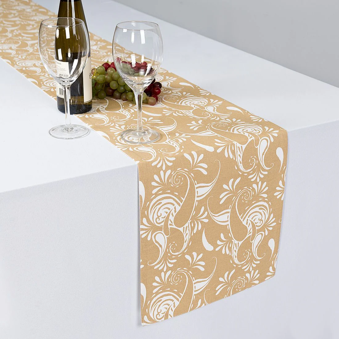 13 X 90 in. Paisley Cotton Table Runner (11 Colors) - Image 8