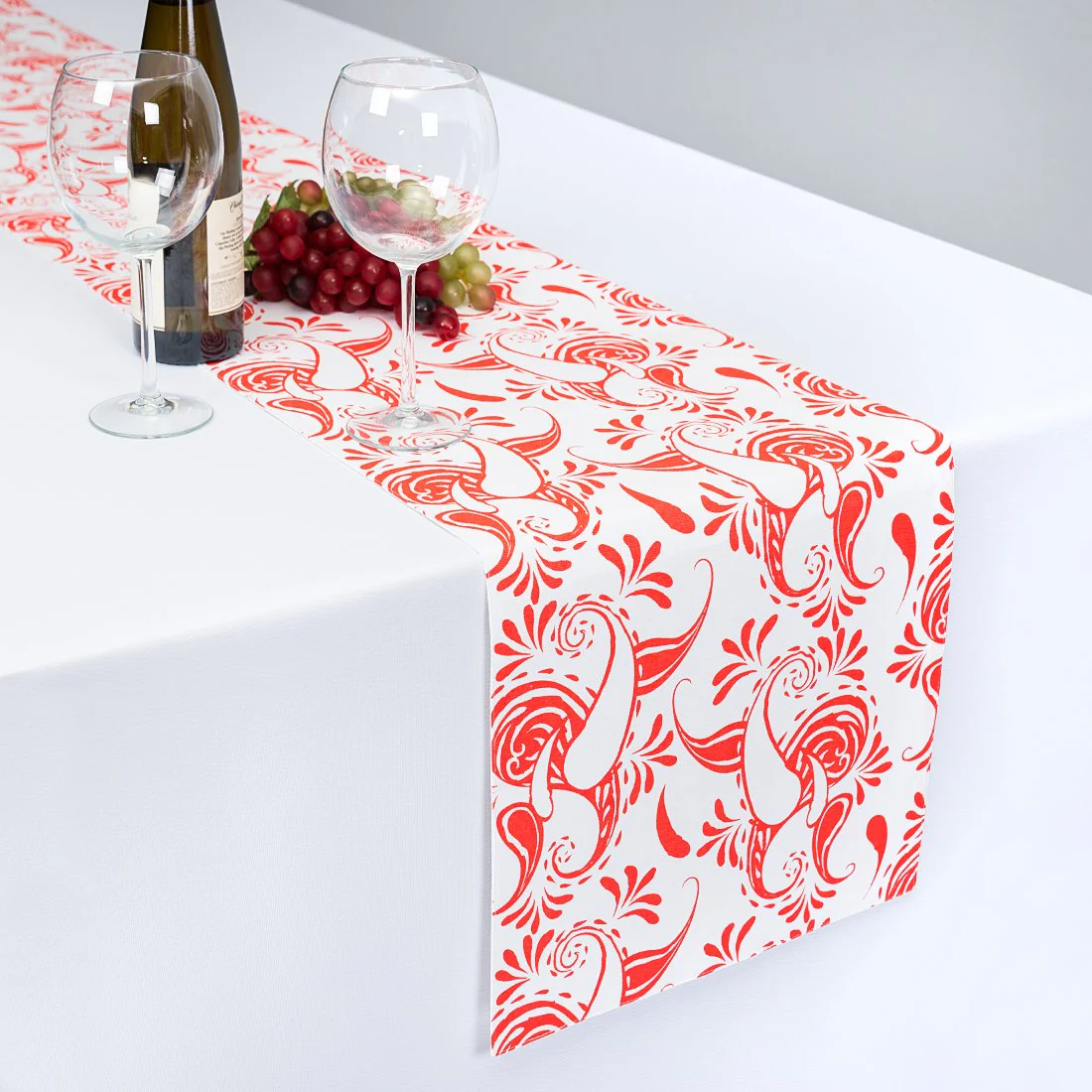 13 X 90 in. Paisley Cotton Table Runner (11 Colors) - Image 9