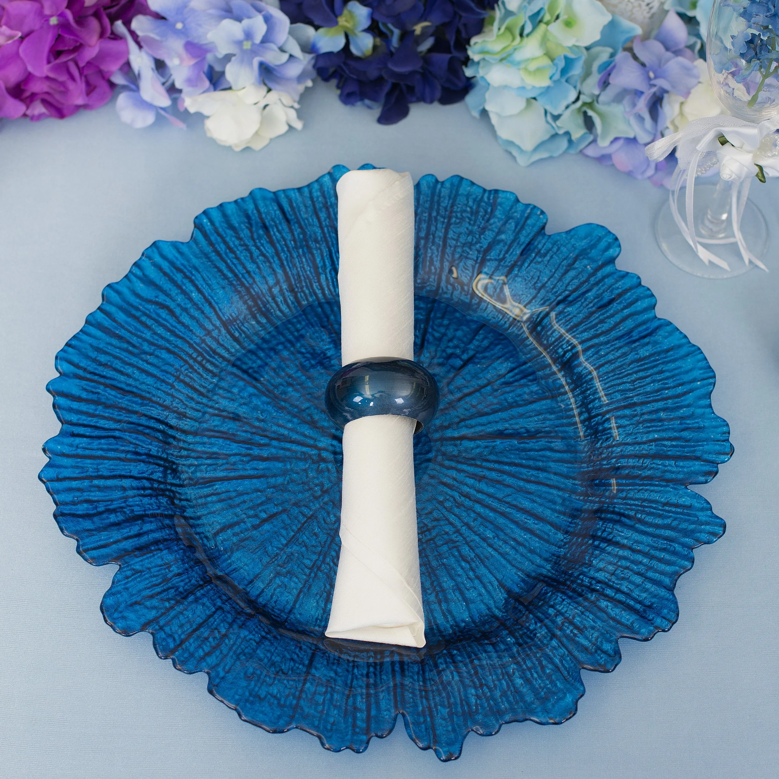 Coral Glass Charger Plate 4/Pack - Image 21