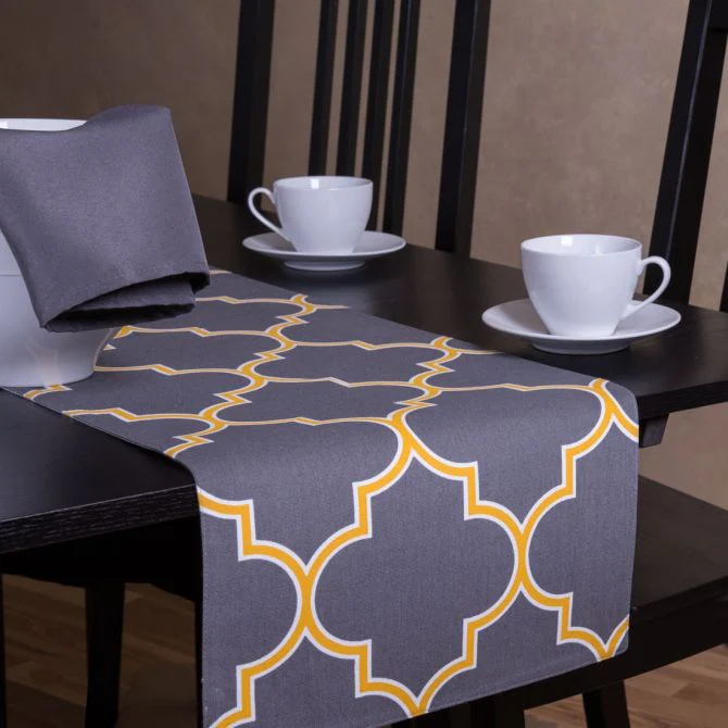 13 X 90 in. Trellis Design Cotton Table Runner (9 colors) - Image 9