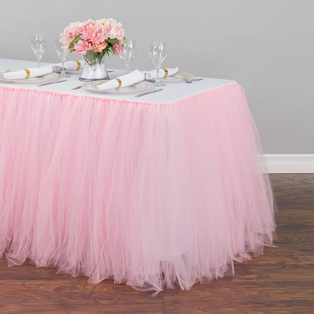 14 ft. Tulle Tutu Table Skirt (11 Colors) - Image 11