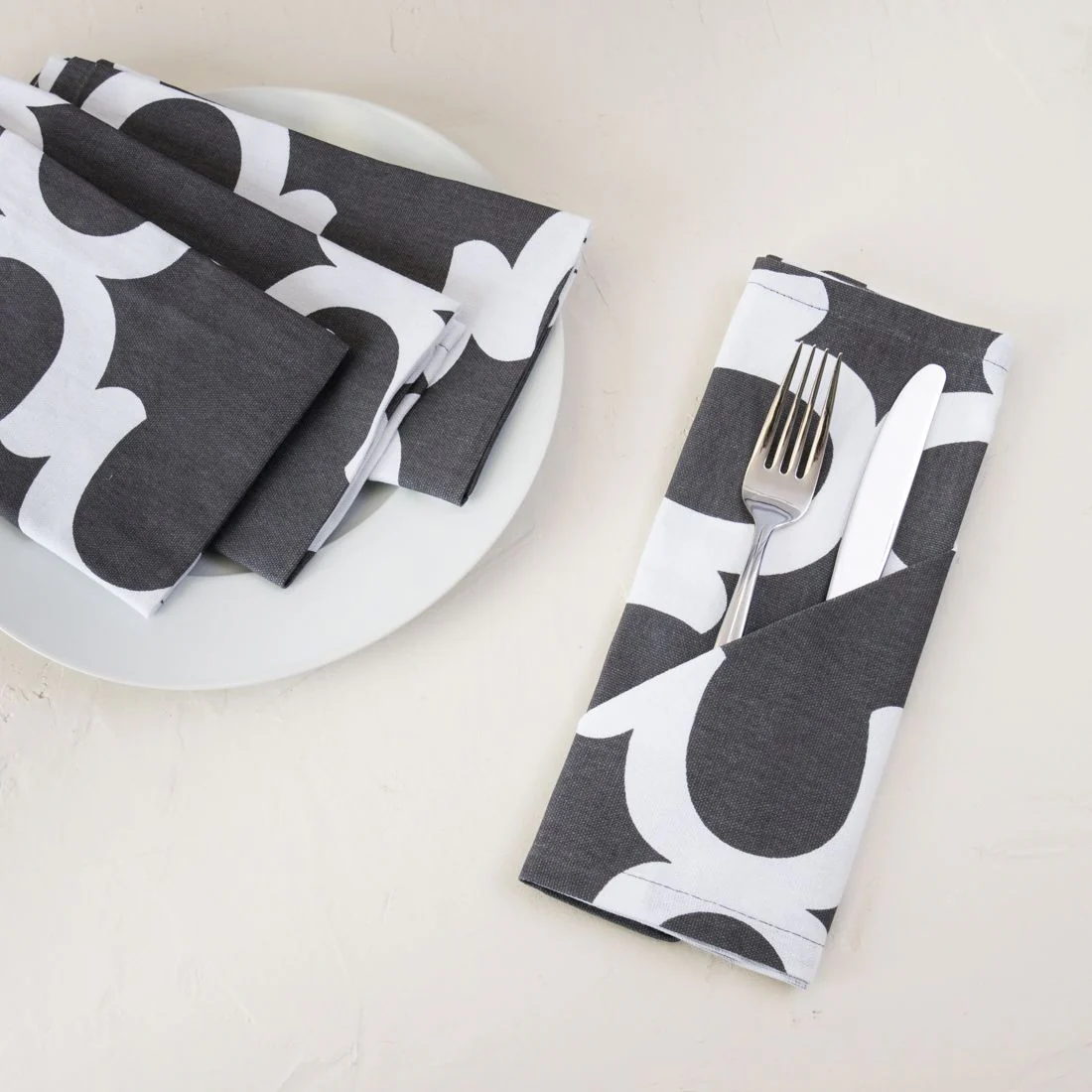 19 X 19 in. Trellis Cotton Napkins 4/Pack - Image 3