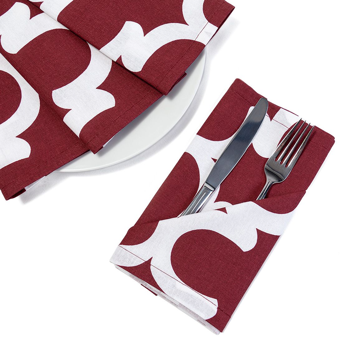 19 X 19 in. Trellis Cotton Napkins 4/Pack - Image 7