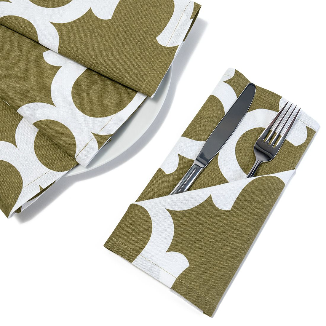 19 X 19 in. Trellis Cotton Napkins 4/Pack - Image 8