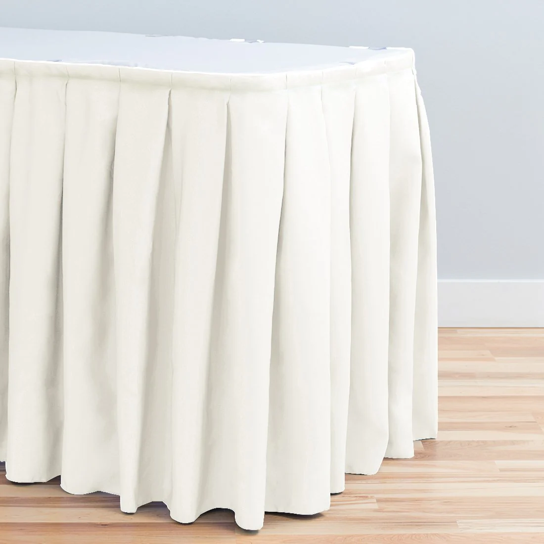 21 ft. Accordion Pleat Polyester Table Skirt (7 Colors) - Image 5