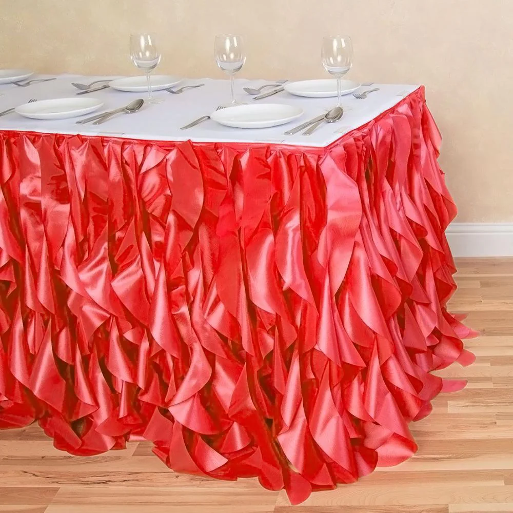 21 ft. Curly Willow Table Skirt (12 Colors) - Image 10