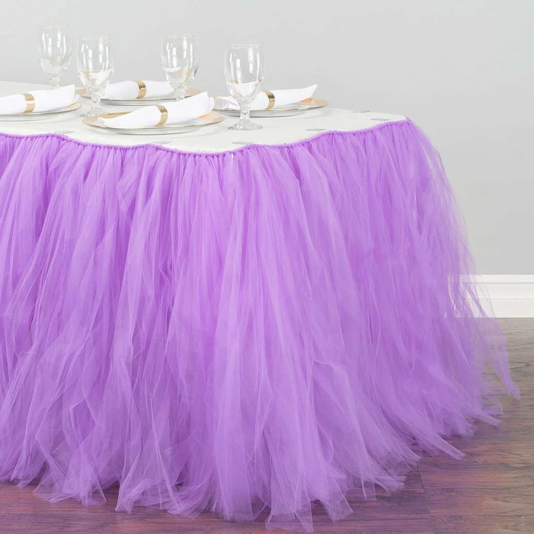 21 ft. Tulle Tutu Table Skirt (6 Colors) - Image 10