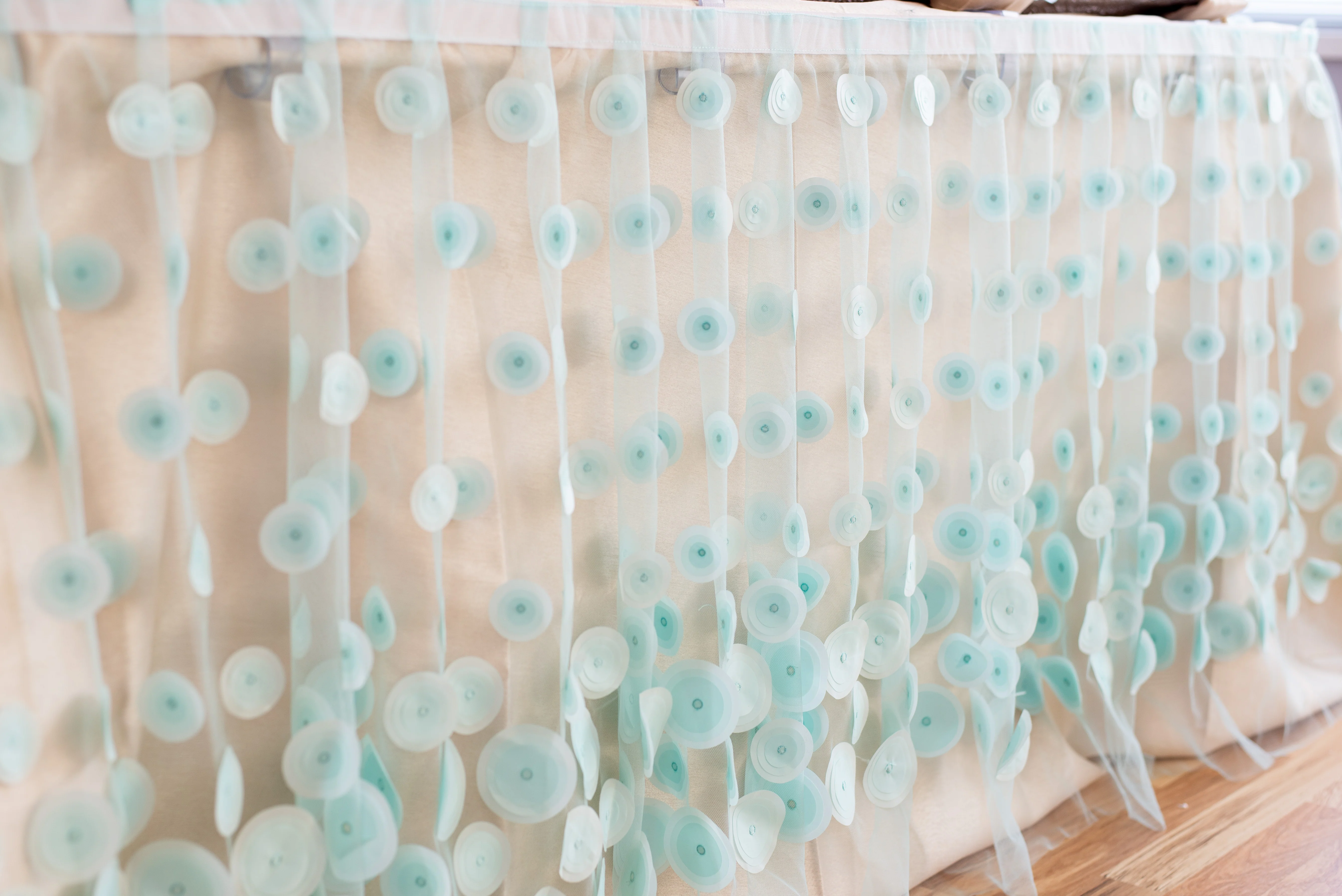 21 ft. Cascading Ripples Table Skirt (6 Colors) - Image 4