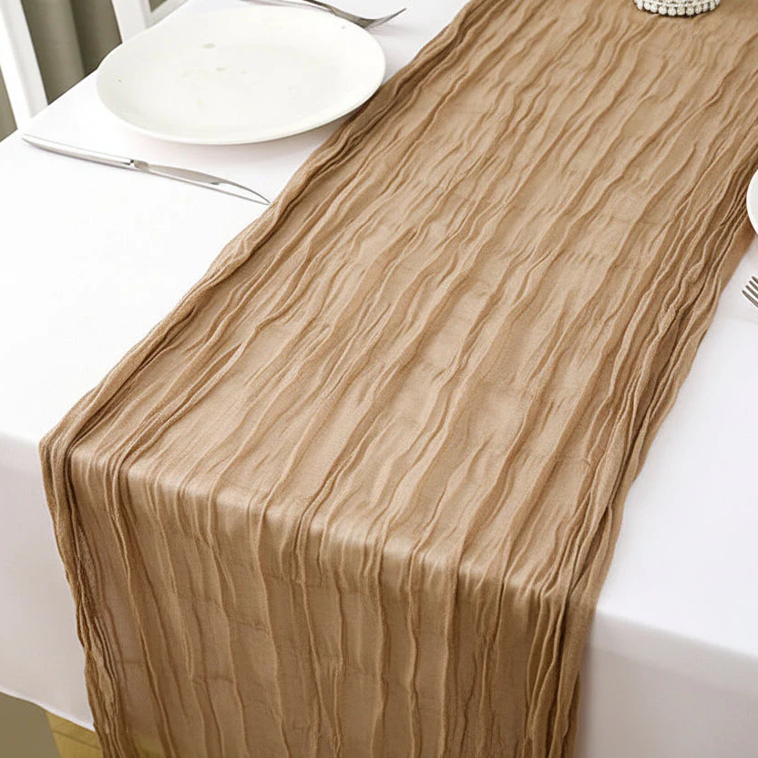 35 x 120 in. Gauze Cheesecloth Table Runner (16 Colors) - Image 8