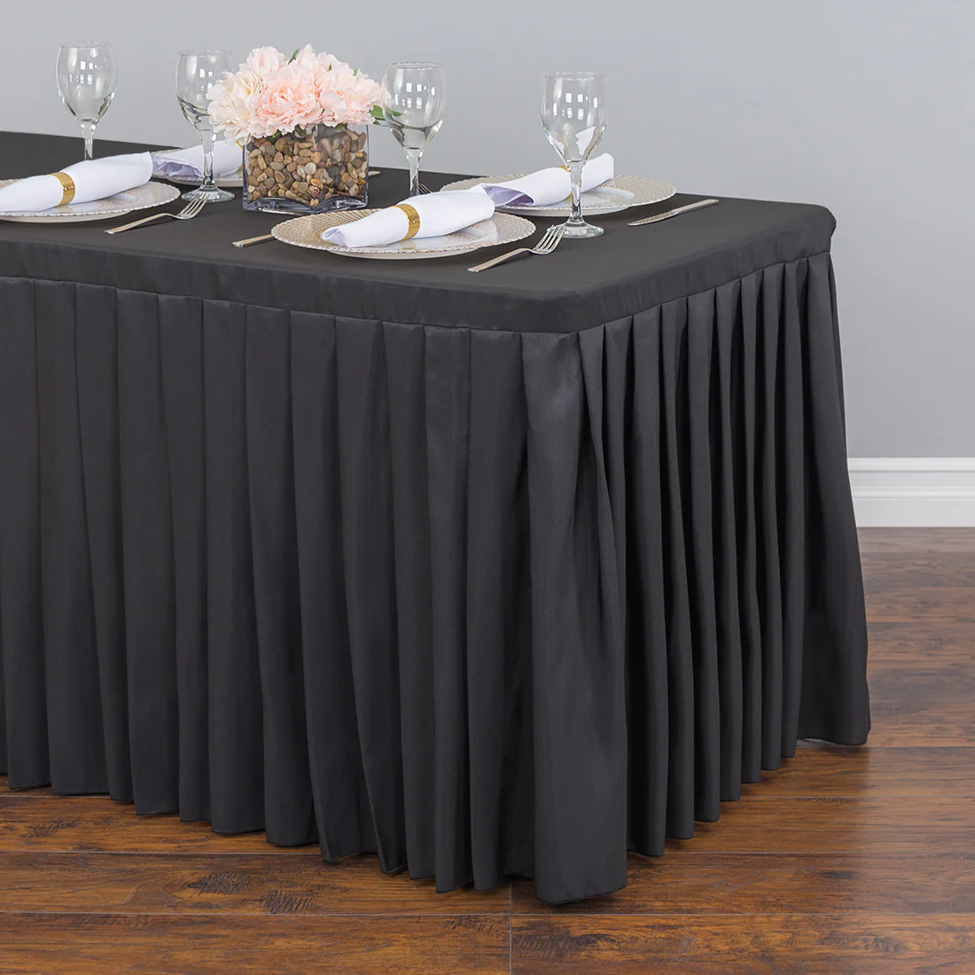 4 ft. Fitted Table Skirt  (7 Colors) - Image 5