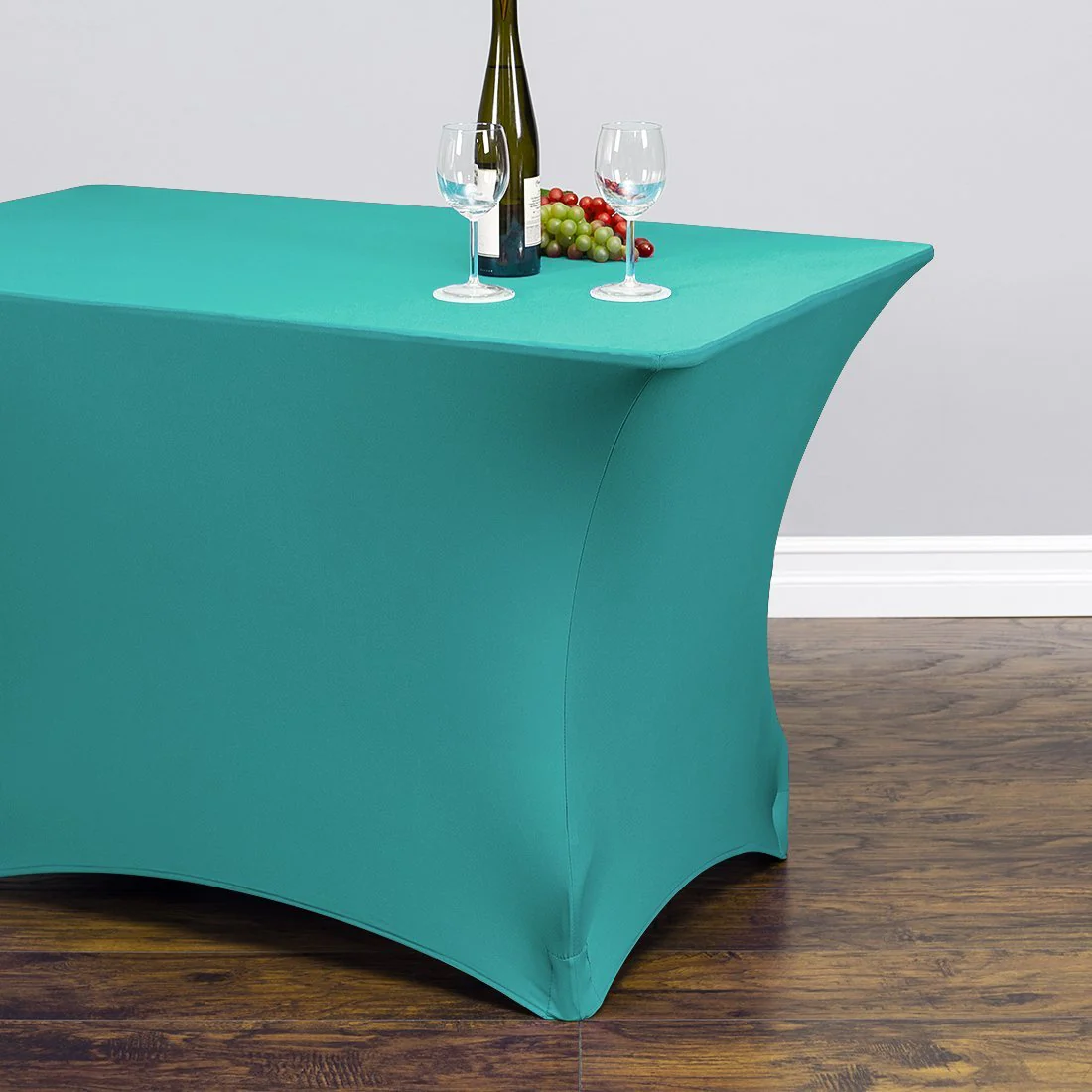 4 ft. Rectangular Stretch Tablecloth (14 Colors) - Image 9