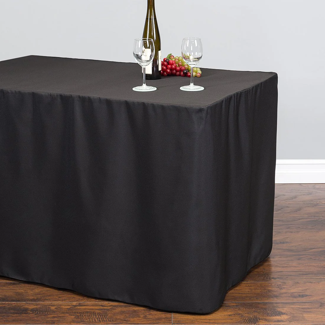 4 ft. Fitted Polyester Tablecloth (7 Colors) - Image 11