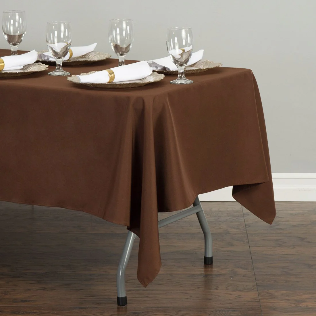 52 X 112 in. Rectangular Cotton-Feel Tablecloth (7 Colors) - Image 4