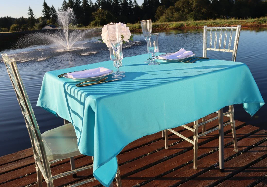 54 in. Square Polyester Tablecloth (20 Colors) - Image 4