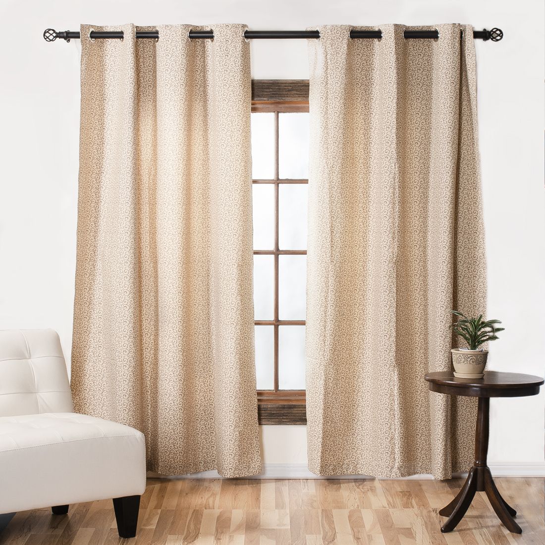 56 X 98 in. Filigree Blackout Curtain - Image 3