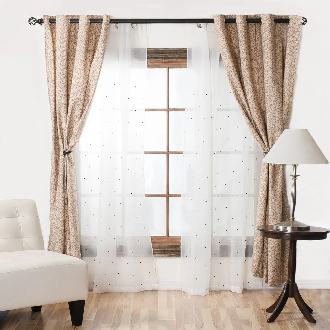 56 X 98 in. Filigree Blackout Curtain - Image 5