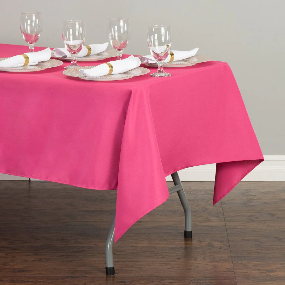 60 X 102 in. Rectangular Polyester Tablecloth (19 colors) - Image 36