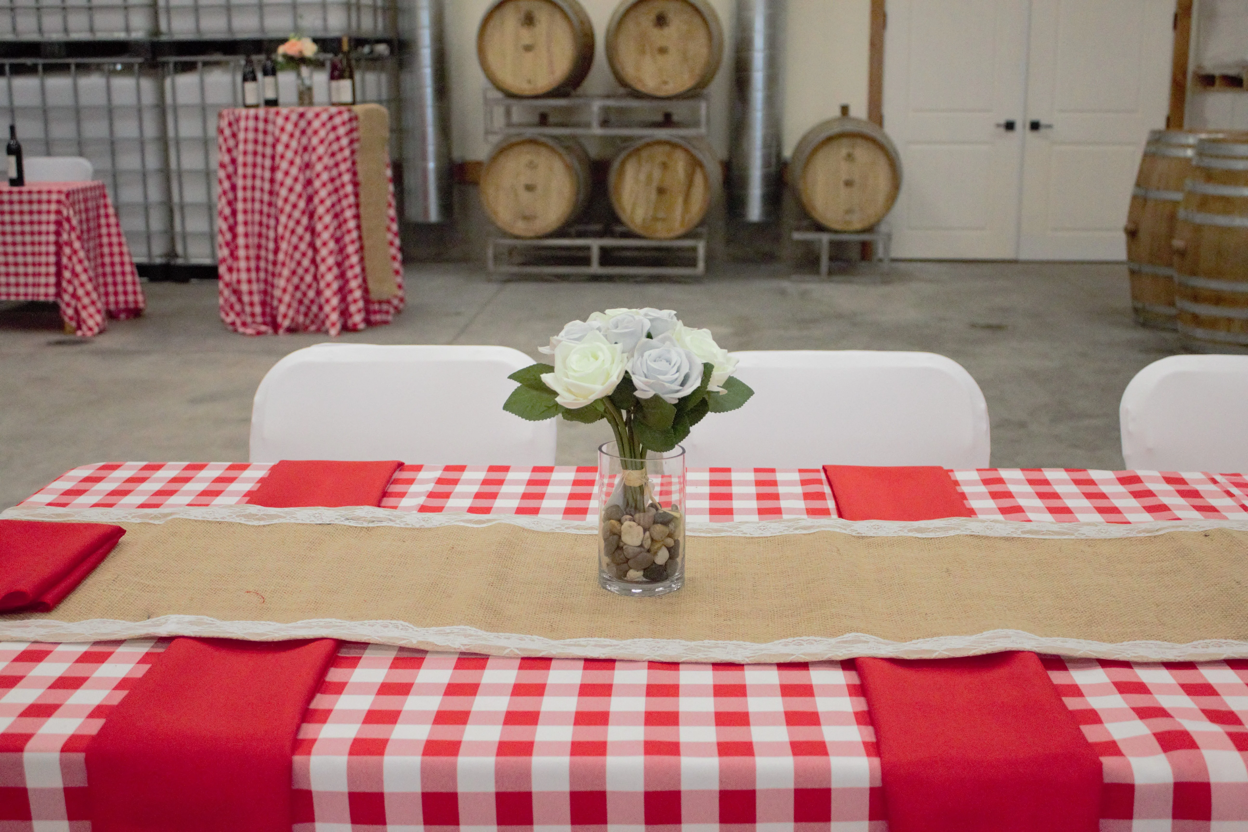 60 X 102 in. Rectangular Tablecloth Checkered (4 Colors) - Image 7