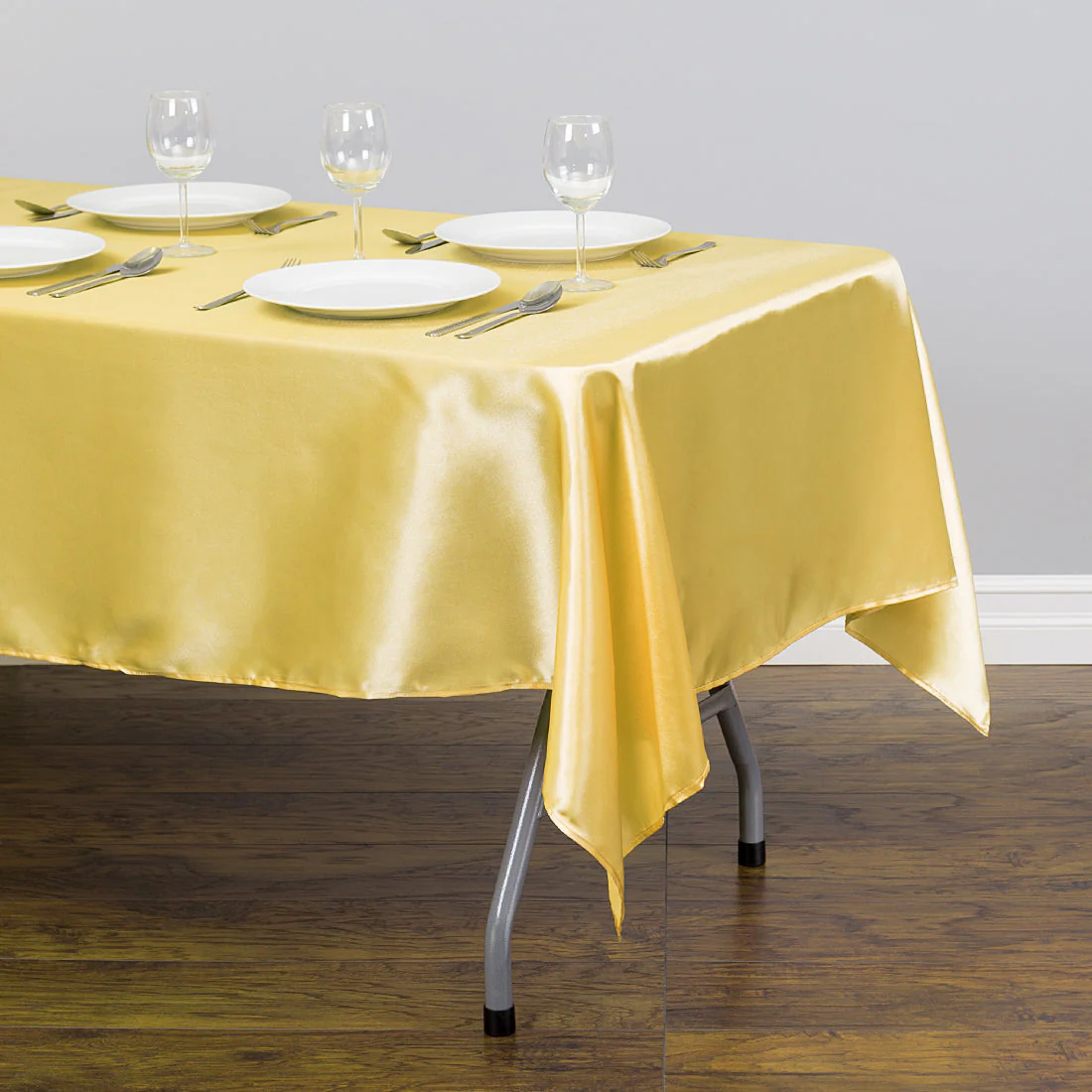 60 X 102 in. Rectangular Satin Tablecloth (17 Colors) - Image 7
