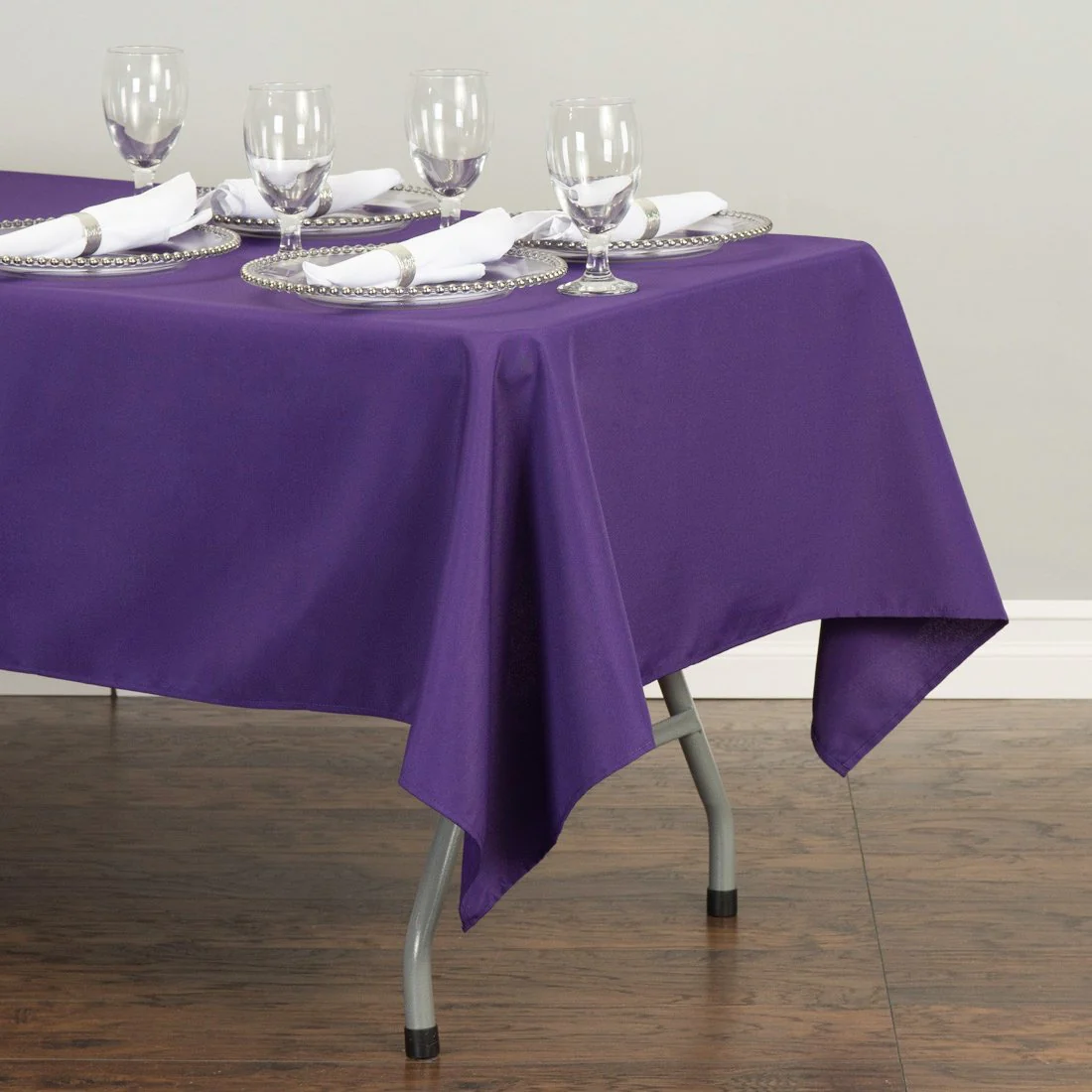 60 X 126 in. Rectangular Polyester Tablecloth (20 colors) - Image 40