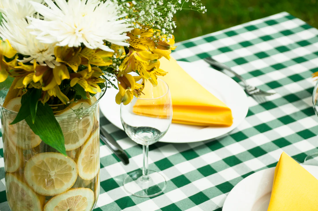 60 X 126 in. Rectangular Tablecloth Checkered (4 Colors) - Image 11