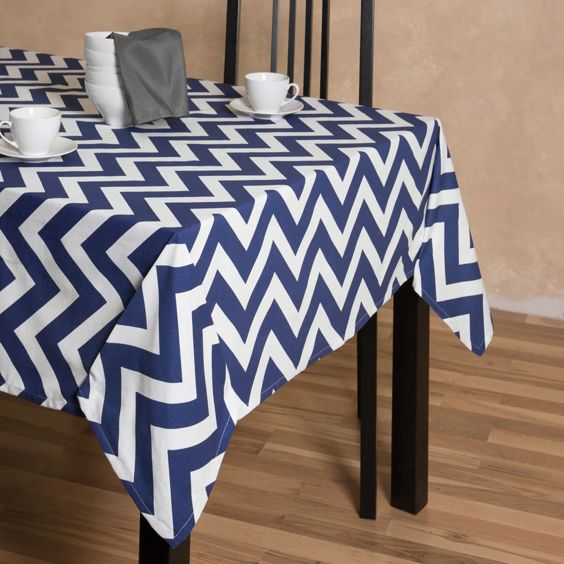 60 X 126 in. Rectangular Chevron Cotton Tablecloth (14 Colors) - Image 17