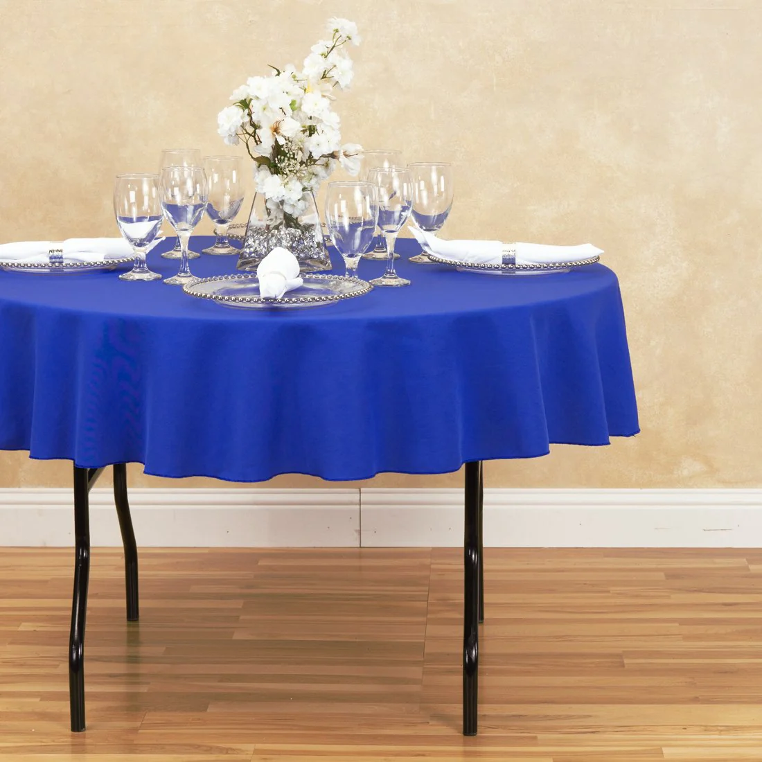 70 in. Round Polyester Tablecloth (20 Colors) - Image 26