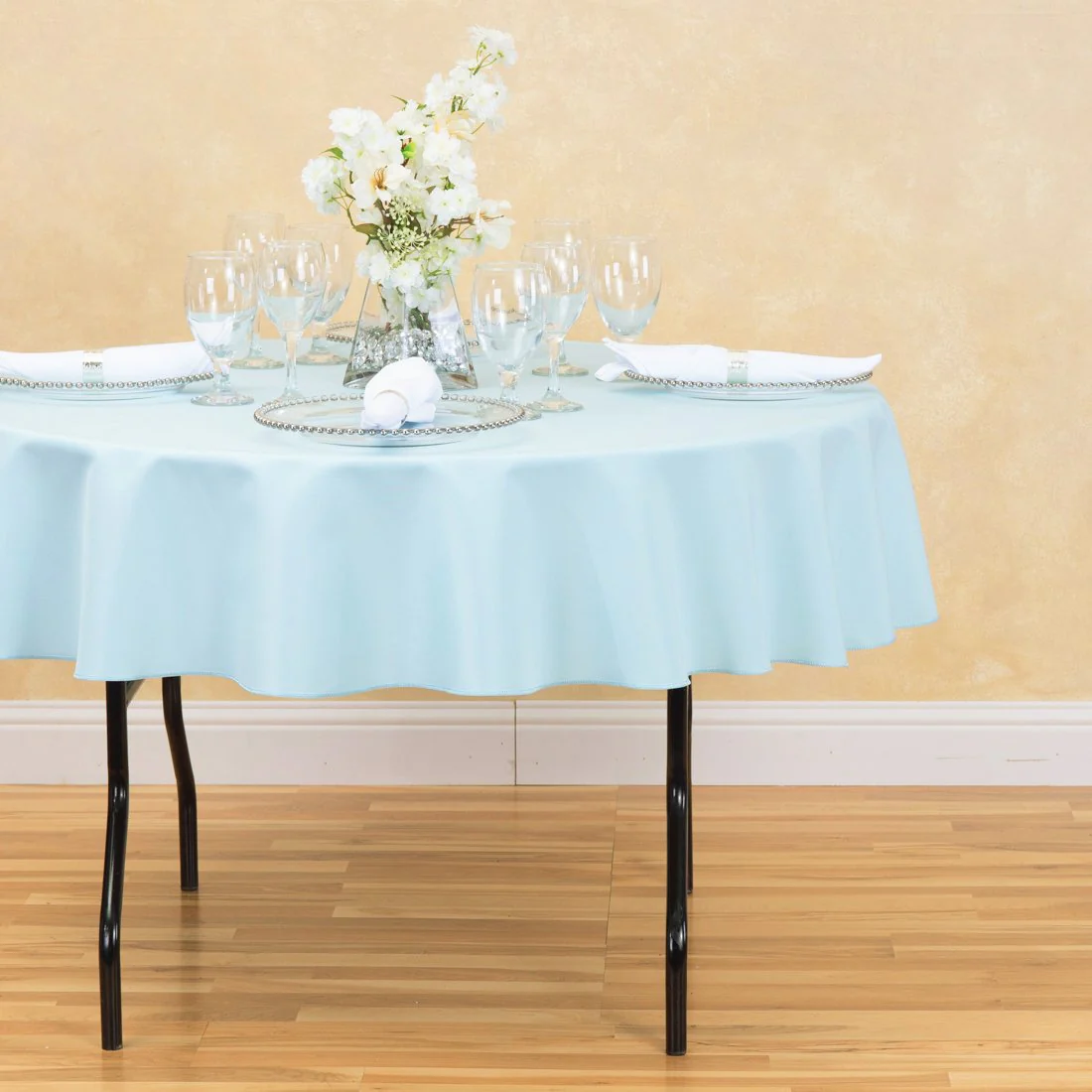 70 in. Round Polyester Tablecloth (20 Colors) - Image 8