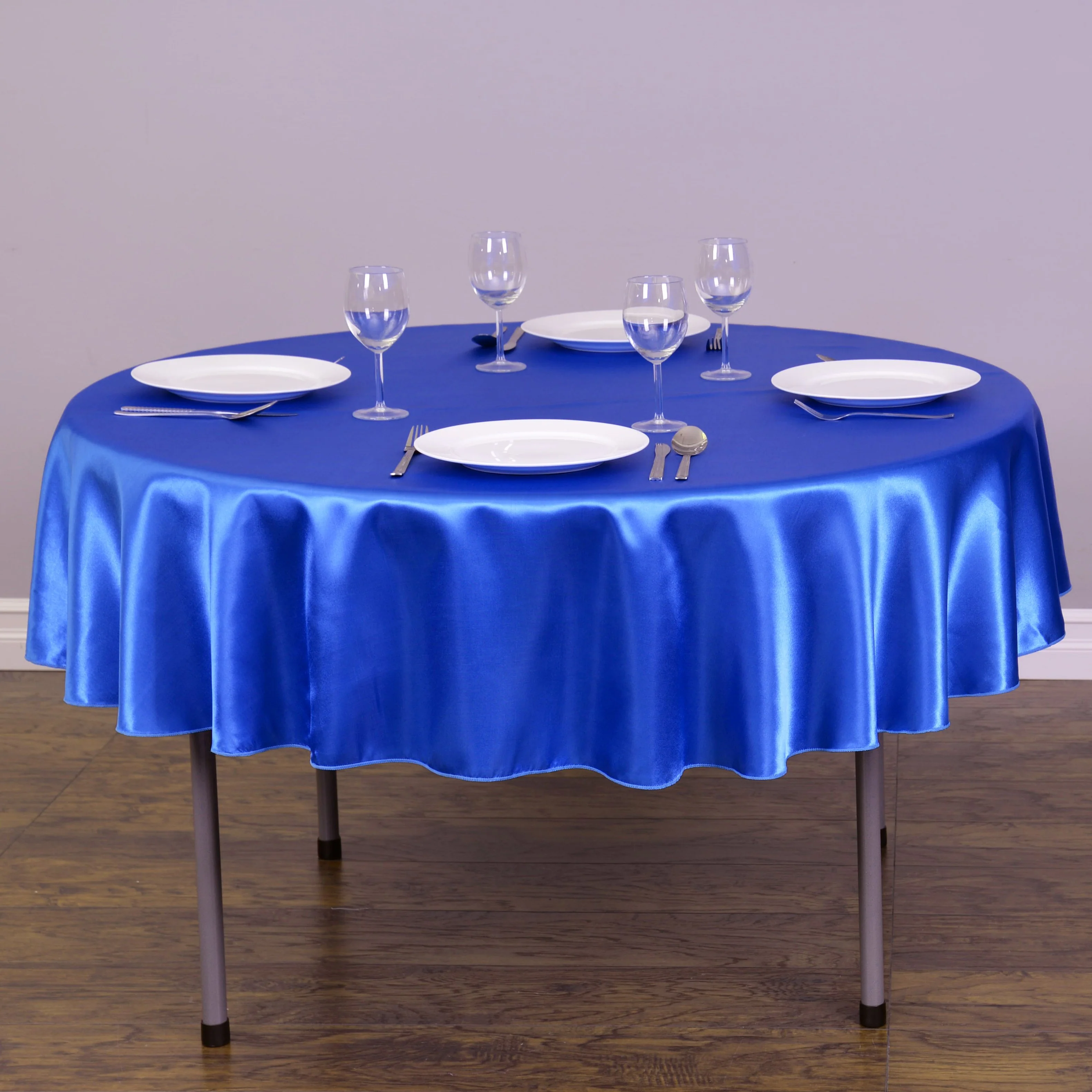 70 in. Round Satin Tablecloth (16 Colors) - Image 6
