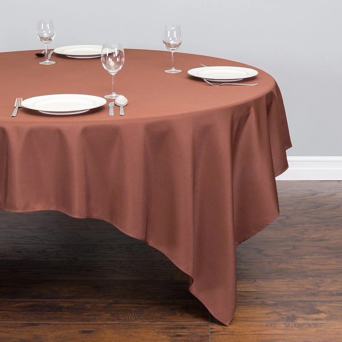 85 in. Square Polyester Tablecloth (20 Colors) - Image 13
