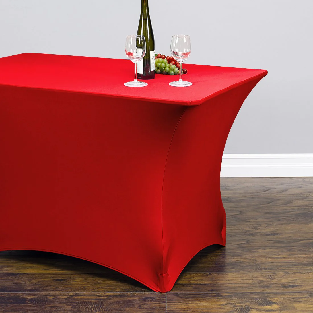 8 ft. Rectangular Stretch Tablecloth (7 Colors) - Image 6