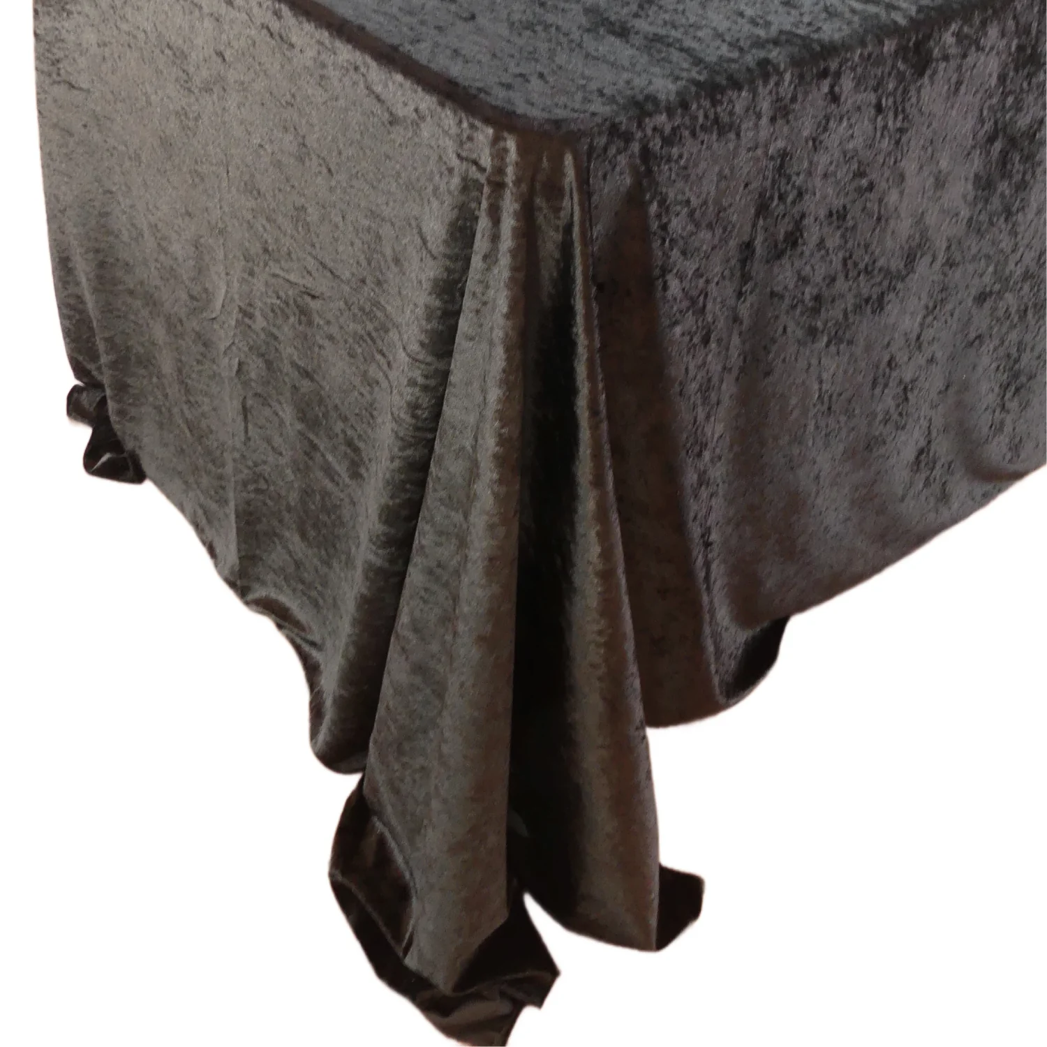 90 x 132 Inch Rectangular Crushed Velvet Tablecloth (6 Colors) - Image 9