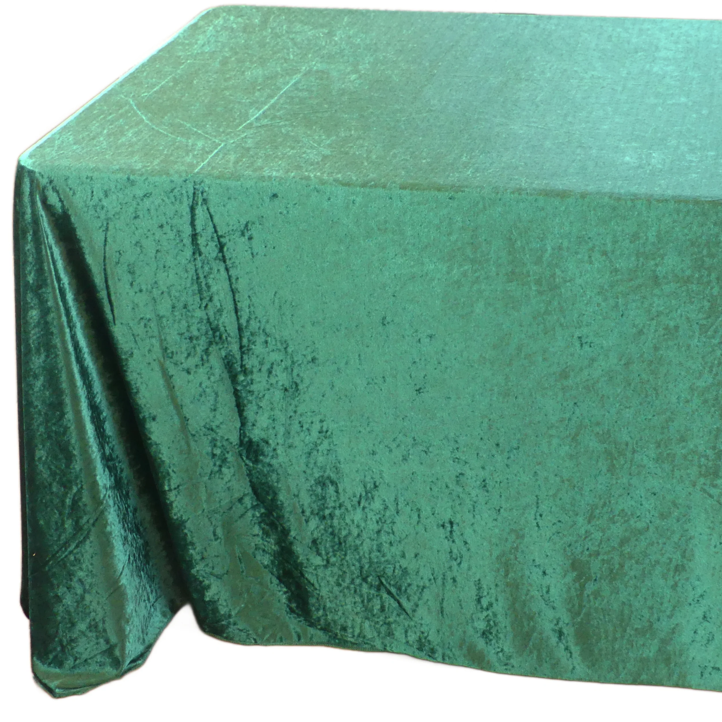 90 x 156 Inch Rectangular Crushed Velvet Tablecloth (6 Colors) - Image 12