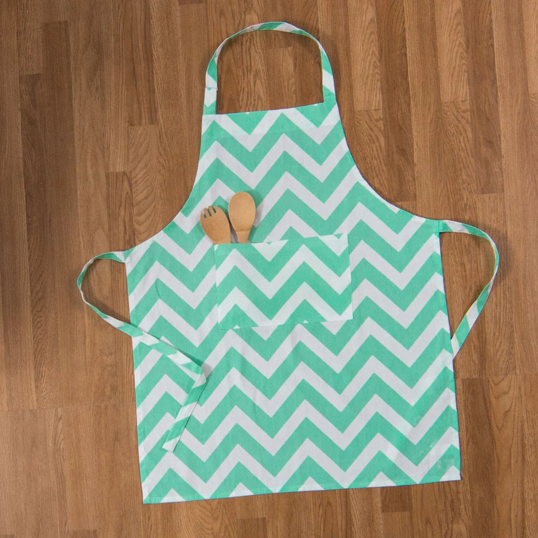 Cotton Chevron Chef Apron - Image 5