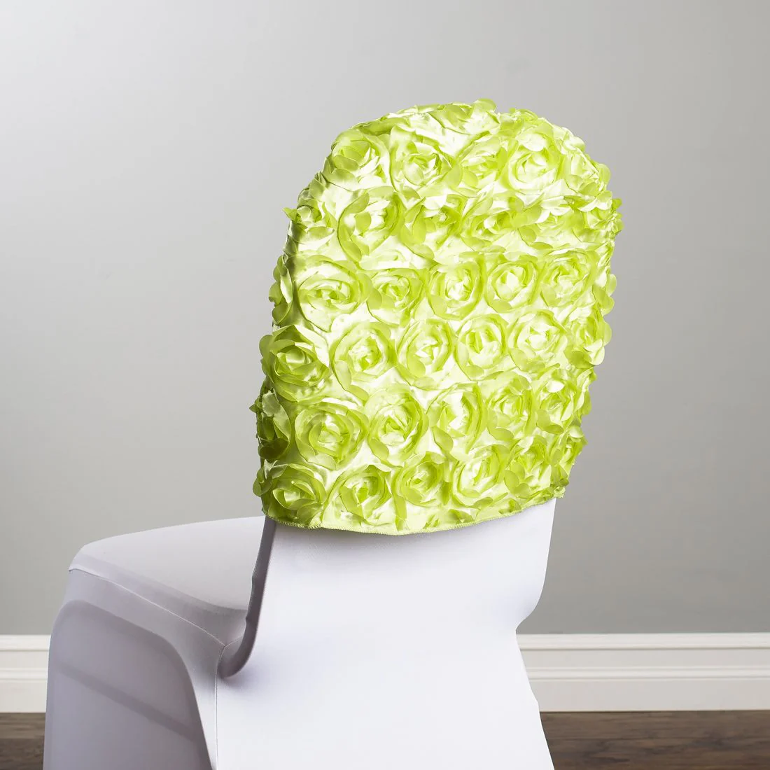 Satin Banquet Rosette Chair Cap (2 Colors) - Image 3