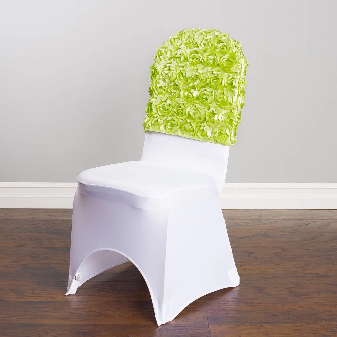 Satin Banquet Rosette Chair Cap (2 Colors) - Image 4