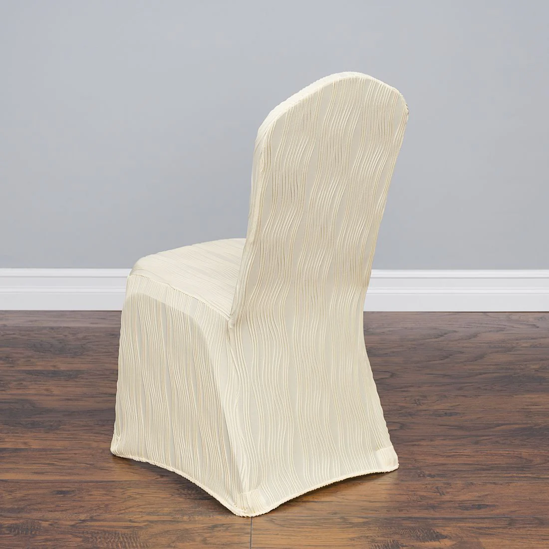 Wavy Stretch Banquet Chair Cover (9 Colors) - Image 14