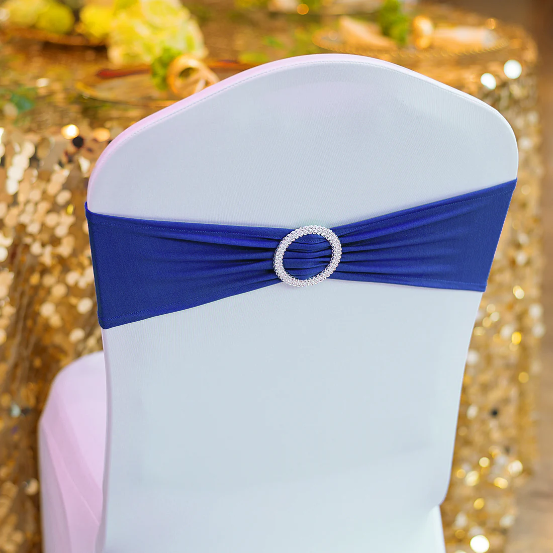 Stretch Chair Sash With Round Buckle, 5/Pack (9 Colors) - Image 19