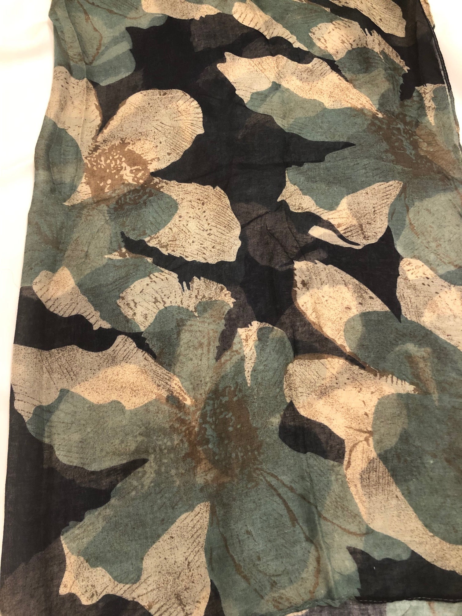 Magnolia Ensemble Scarf Aqua/Blue - Image 3