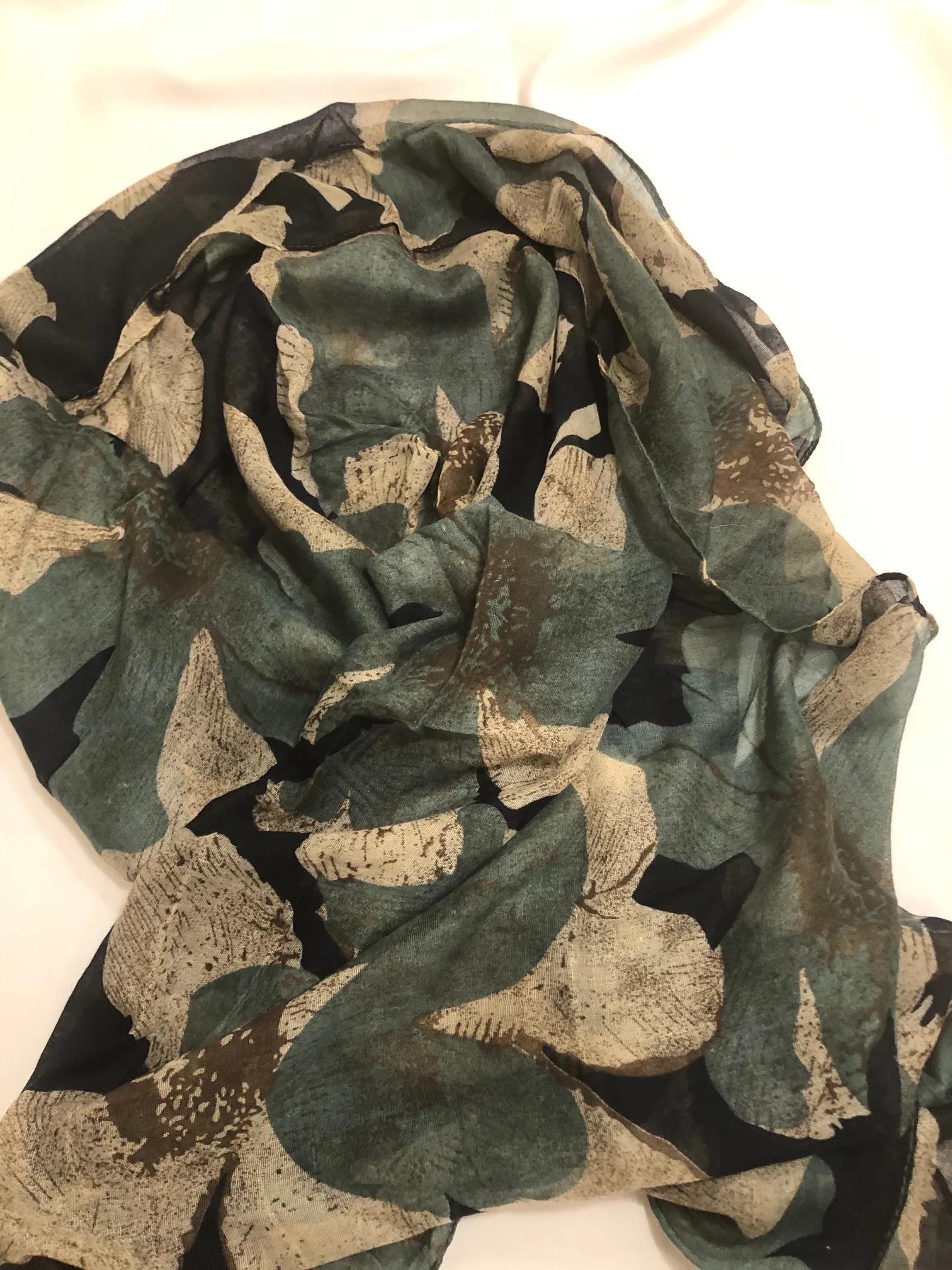 Magnolia Ensemble Scarf Aqua/Blue - Image 4